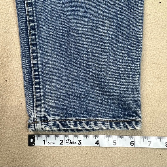 Vtg Lawman Jeans Womens 13 Straight Leg High Waist Medium Wash Western Cowgirl - Picture 4 of 11
